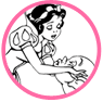 Snow White and Dopey coloring page