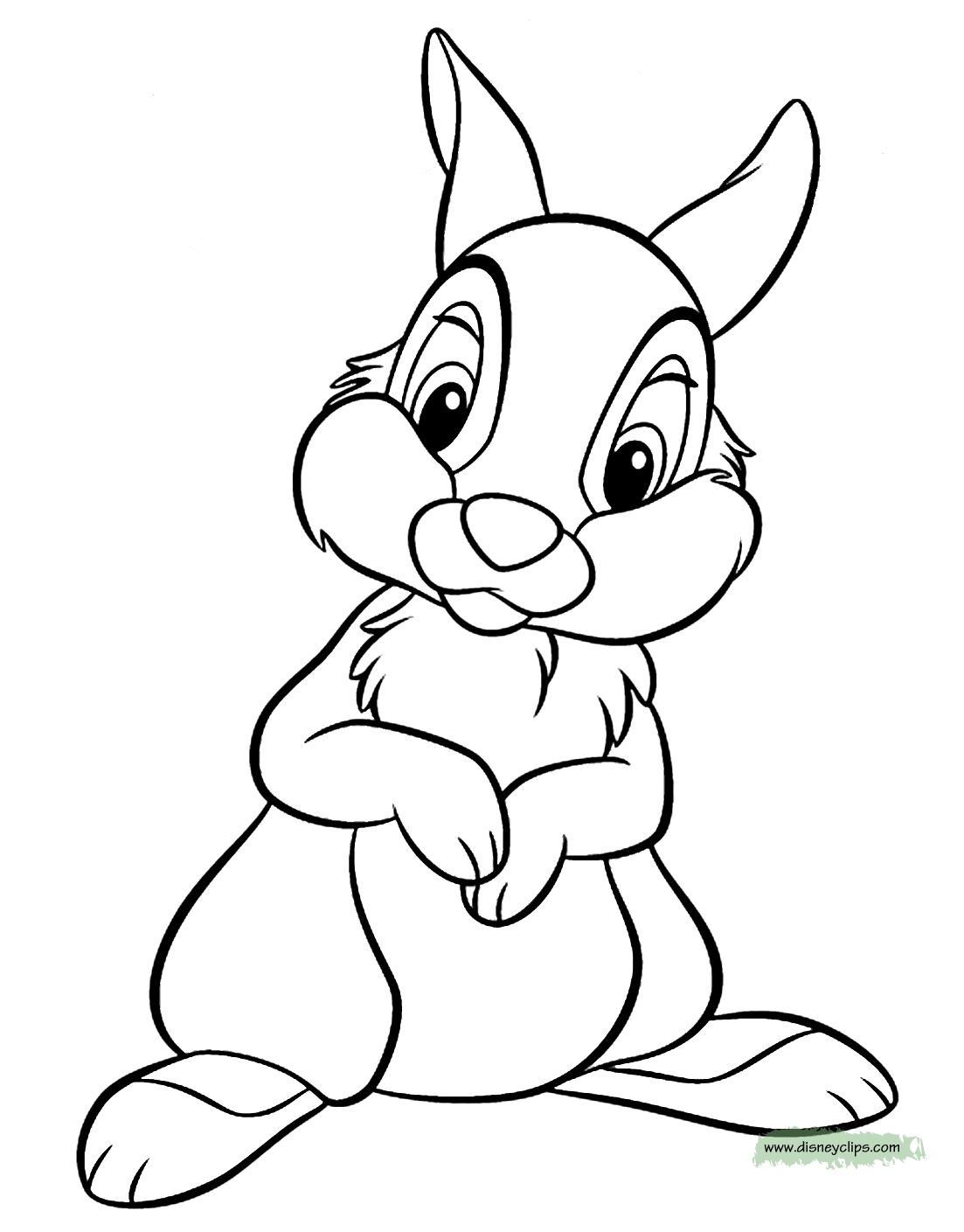 bambi coloring pages 2  disneyclips