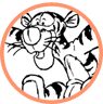 Tigger coloring page