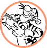 Tigger coloring page