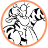 Tigger coloring page