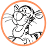 Tigger coloring page