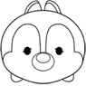 Dale Tsum Tsum coloring page