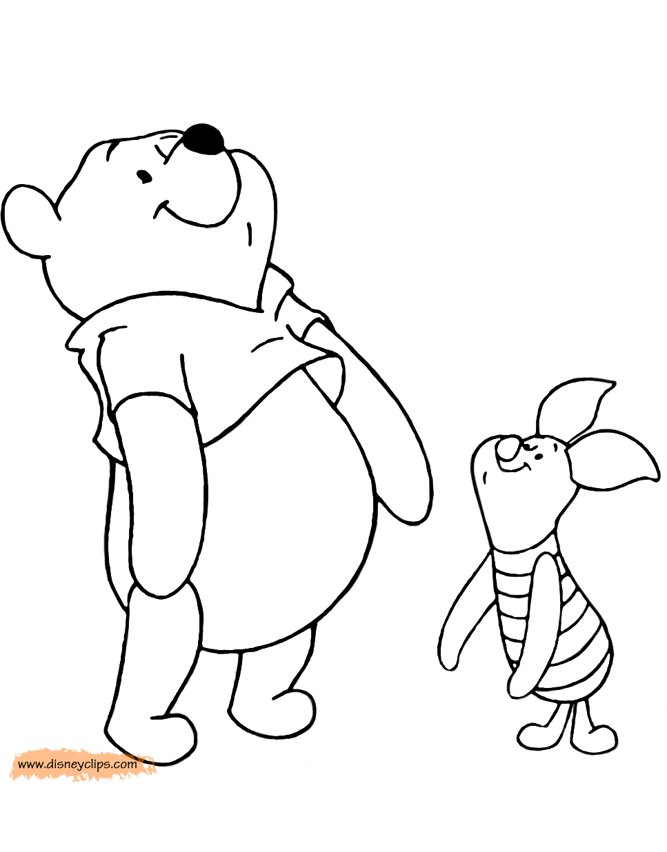Winnie the Pooh & Friends Coloring Pages | Disney Coloring Book