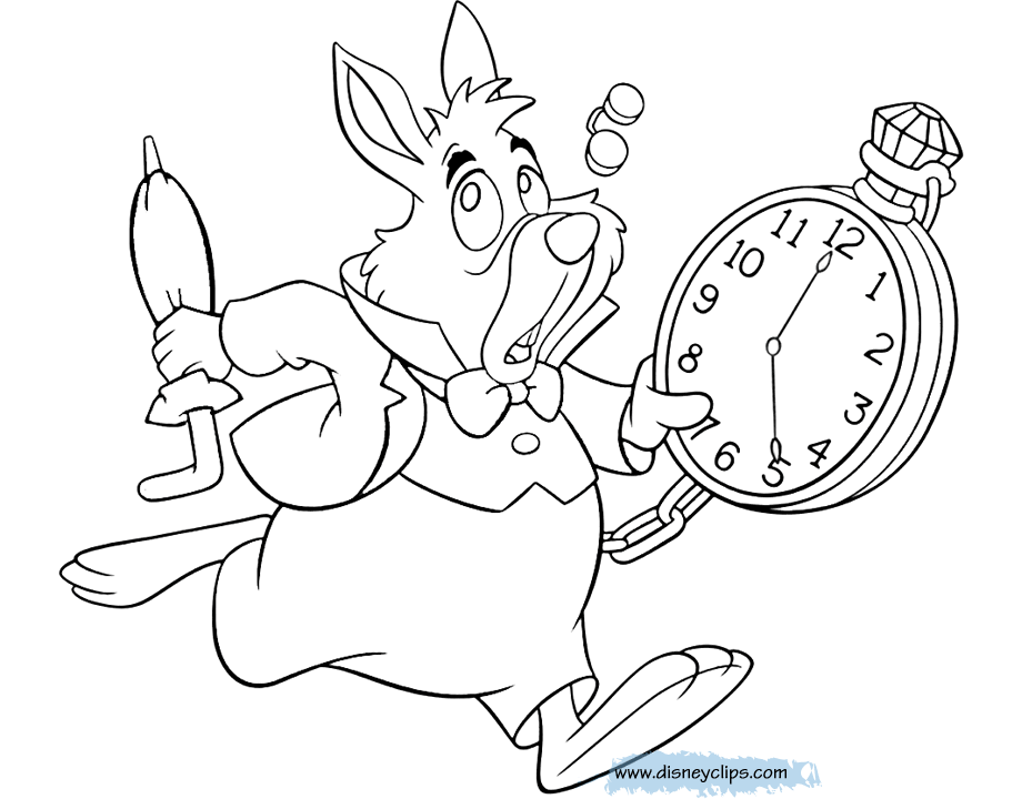 Alice Wonderland Coloring on My Free Coloring Book  Alice In Wonderland Coloring Page 20
