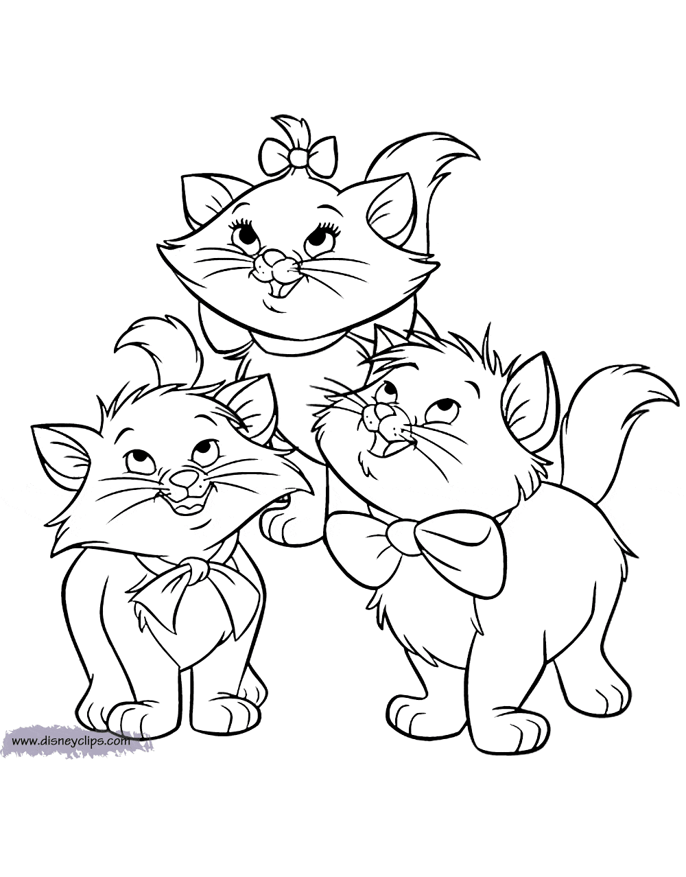 Aristocats Coloring Pages Disney Coloring Sheets Disney Coloring Pages Cat Coloring Page