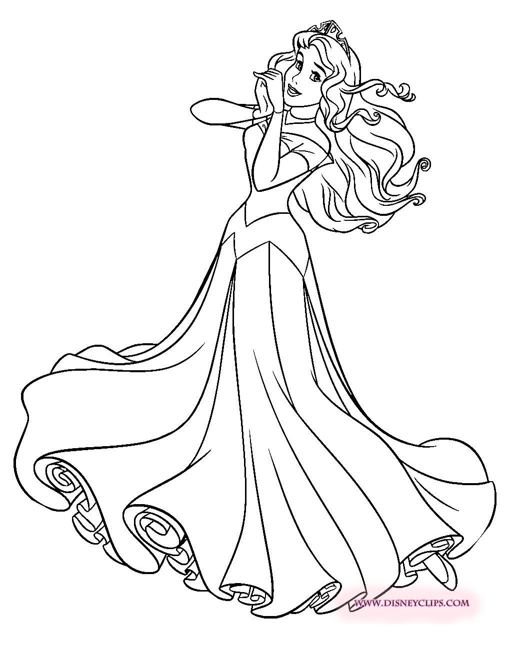 Princess Aurora coloring page   Sleeping beauty coloring pages ...