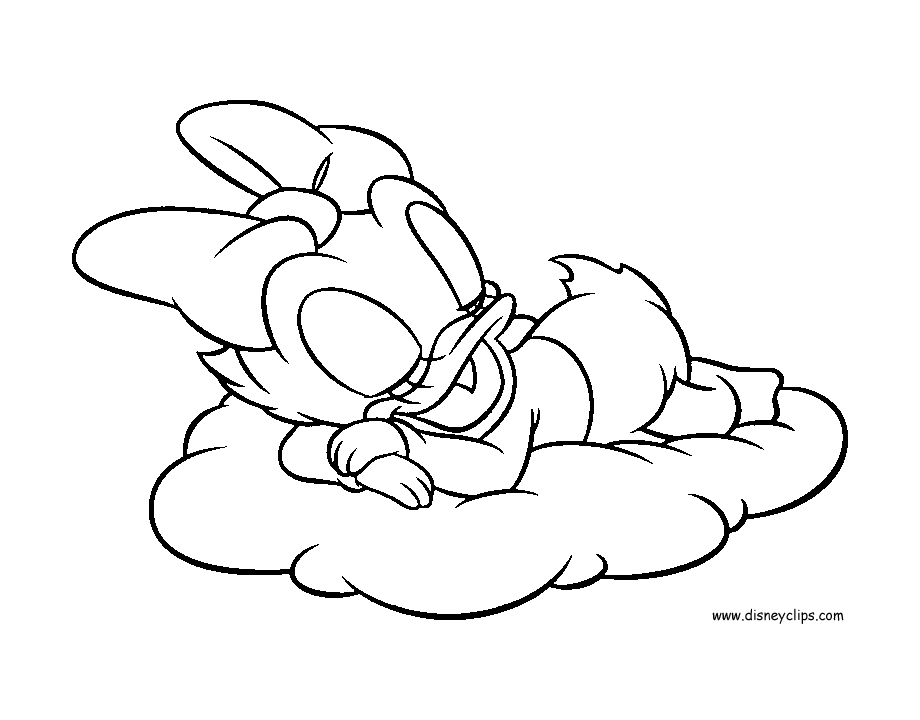 baby daisy duck coloring pages - photo #10