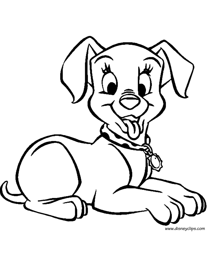 dalmatian coloring pages add the spots - photo #6