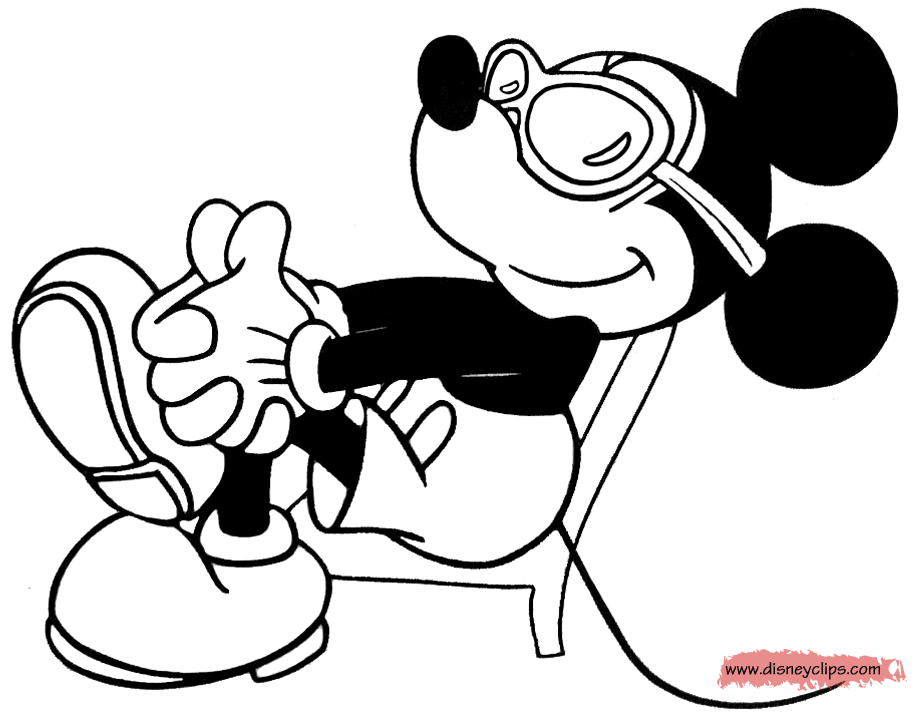 Mickey Mouse Printable Coloring Pages 7 | Disney Coloring Book