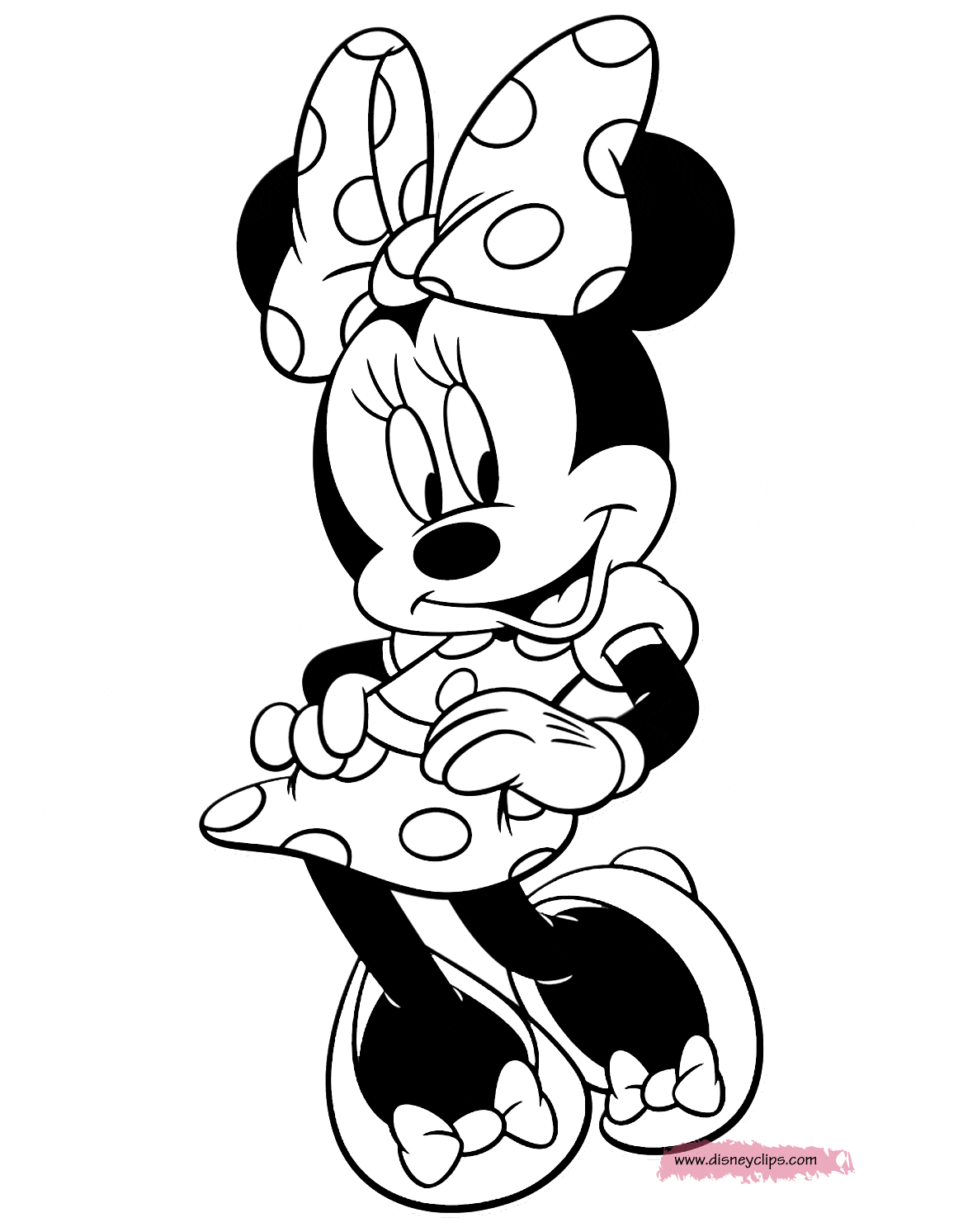 Disney Minnie Mouse Printable Coloring Pages 5 | Disney ...