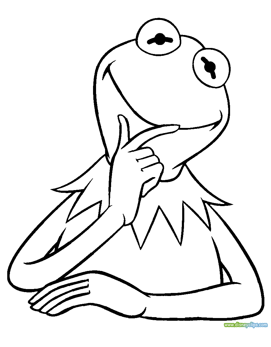 Pin By Laurie Redding On Muppets Frogs Frog Coloring Pages Coloring Pages Cute Coloring Pages