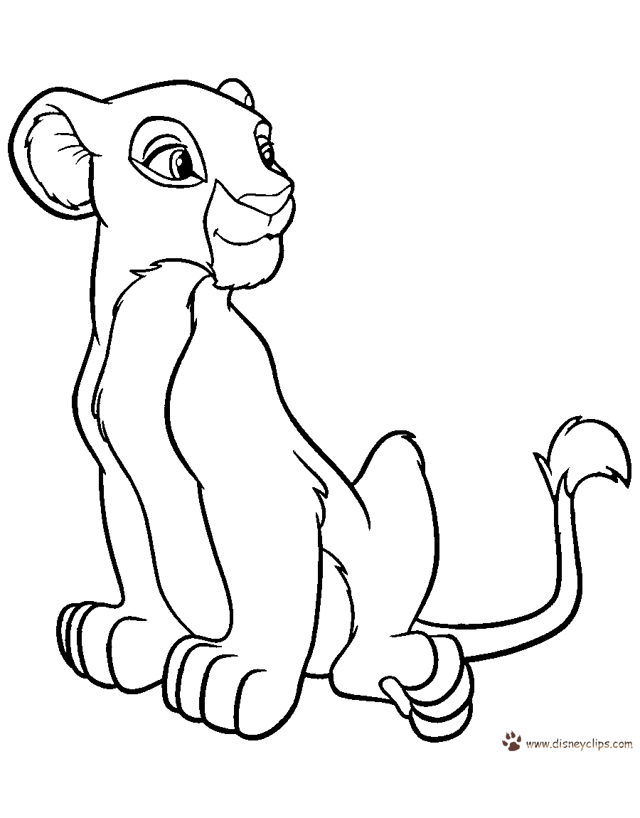 nala lion king coloring pages - photo #11