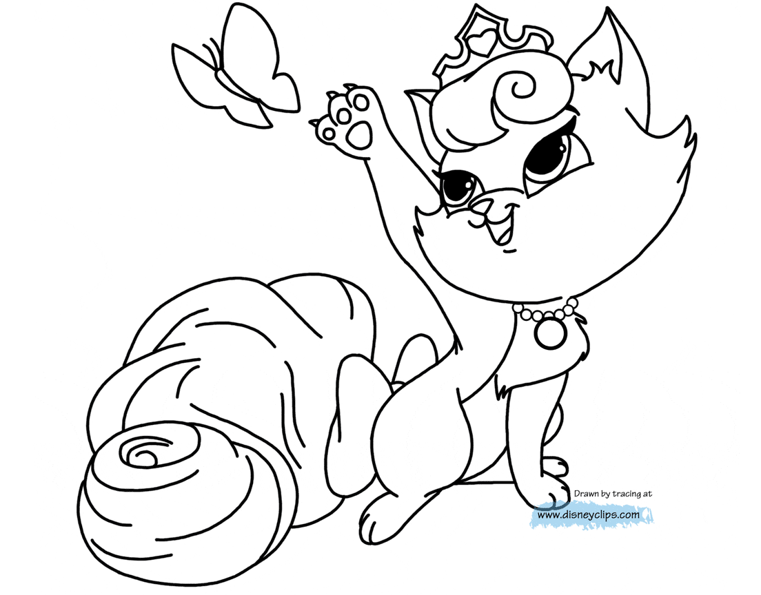 palace pets coloring pages muffin - photo #3