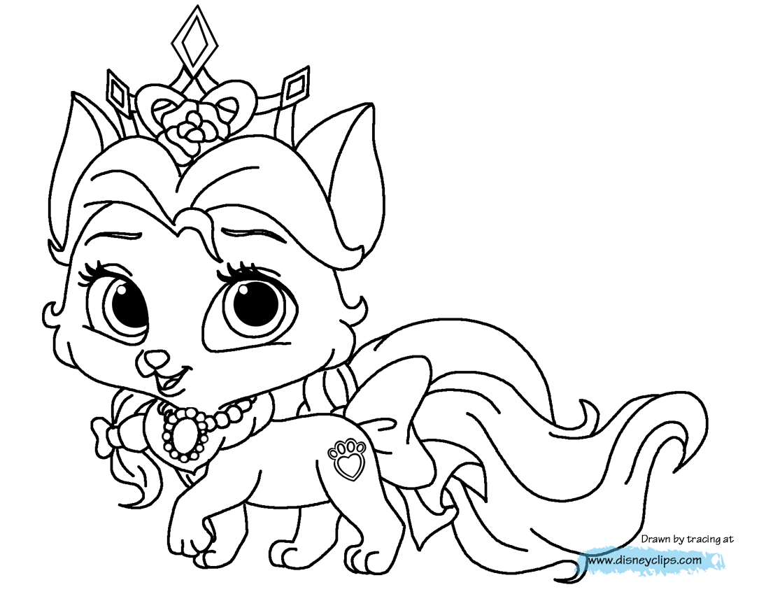 palace pets coloring pages muffin - photo #25