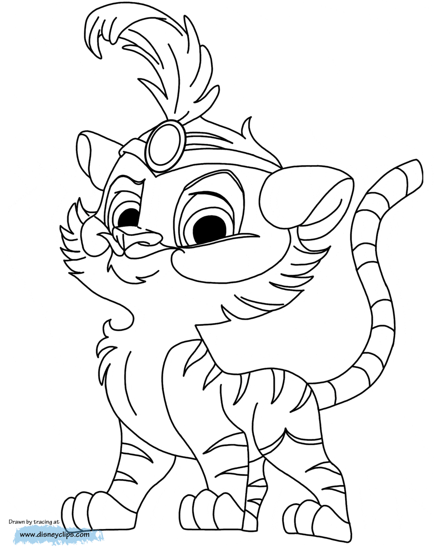 palace pets coloring pages muffin - photo #9