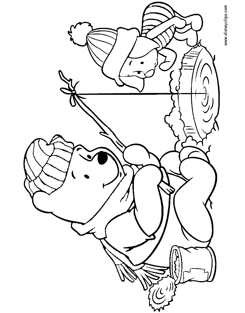 ice fishing coloring pages - photo #10