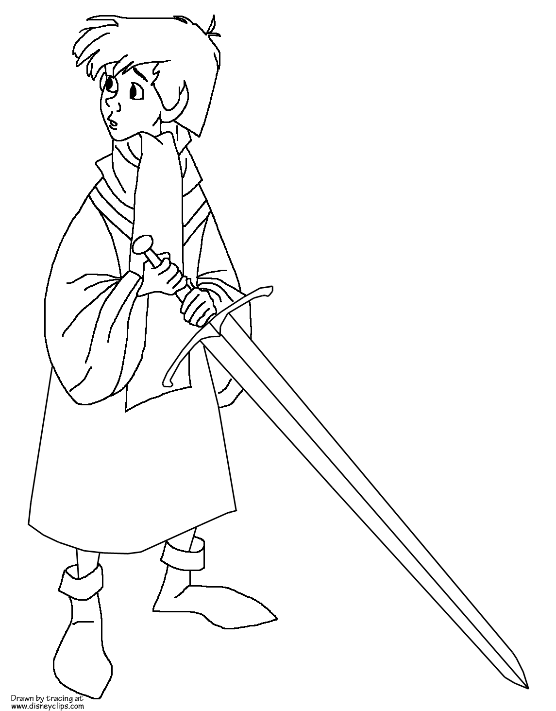 zelda sword in the stone coloring pages - photo #2