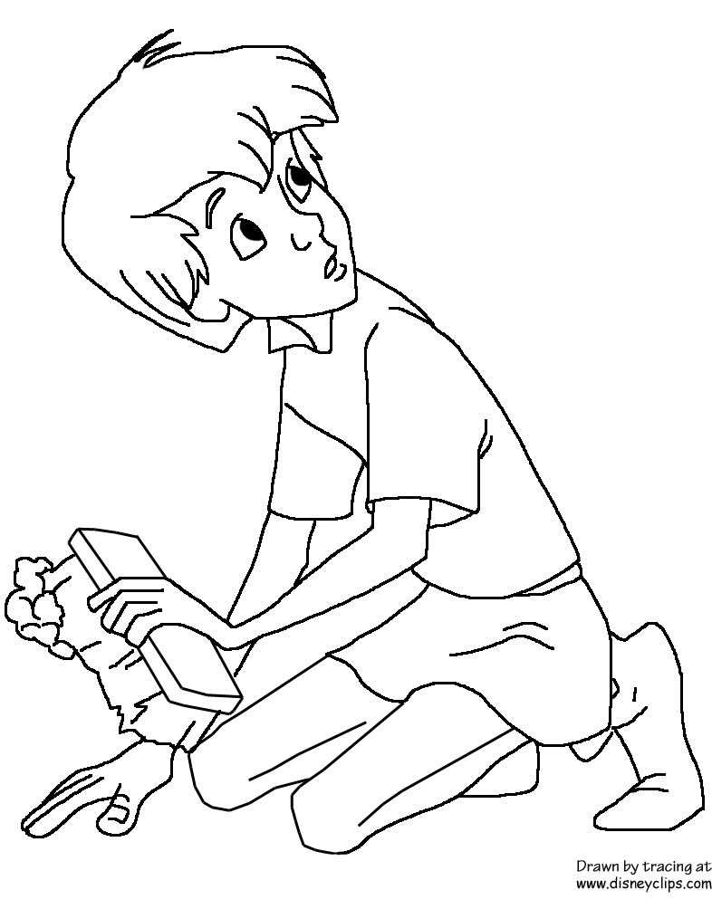 zelda sword in the stone coloring pages - photo #44
