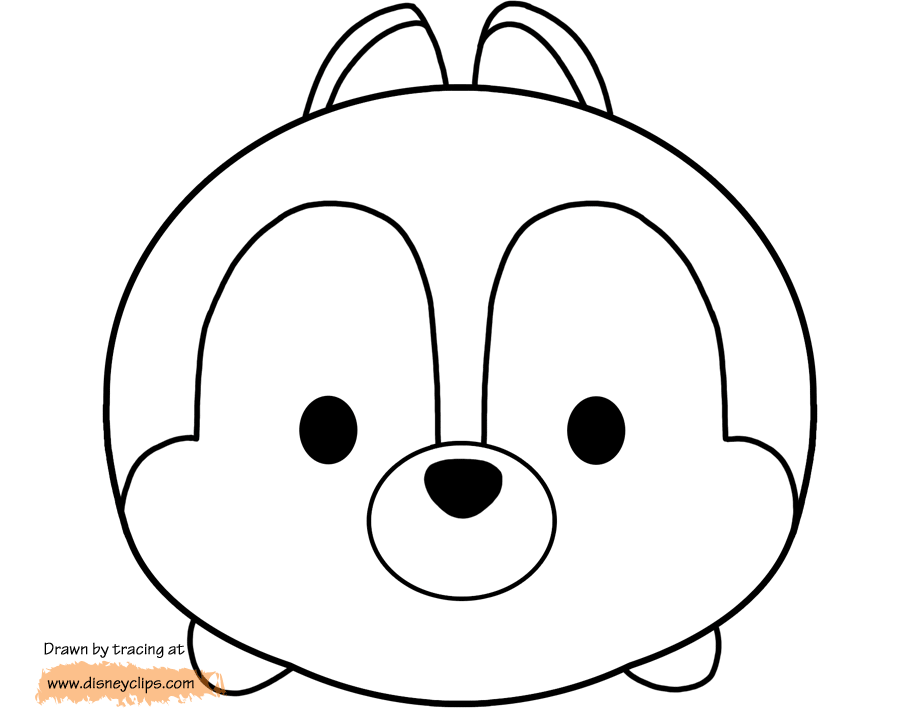 Free coloring pages of tsum tsum donald