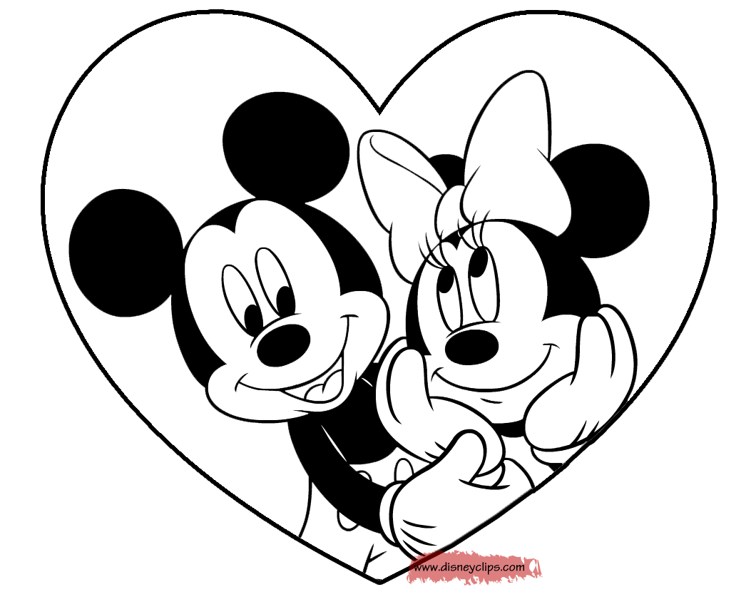 valentine mouse coloring pages - photo #32