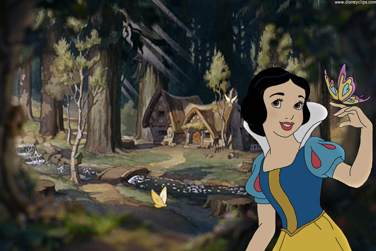 Snow White and the Seven Dwarfs Wallpaper | Disneyclips.com