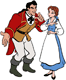 Gaston proposing to Belle