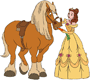 my first disney princess belle and philippe