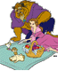 Belle, Beast, Chip picnic