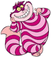 Cheshire Cat pointing to himself
