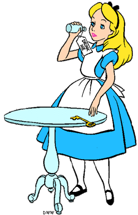 Alice and Dinah Clip Art | Disney Clip Art Galore