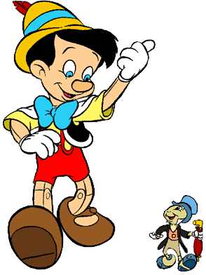 Pinocchio and Jiminy Cricket Clip Art | Disney Clip Art Galore