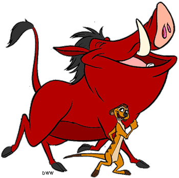 Timon and Pumbaa Clip Art | Disney Clip Art Galore