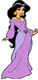 Jasmine in purple dress