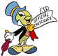 Jiminy Cricket official conscience badge