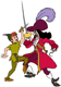 Peter Pan, Captain Hook fighting