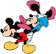 Mickey, Minnie dancing