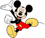 Mickey Mouse running