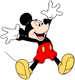 Mickey Mouse cheering