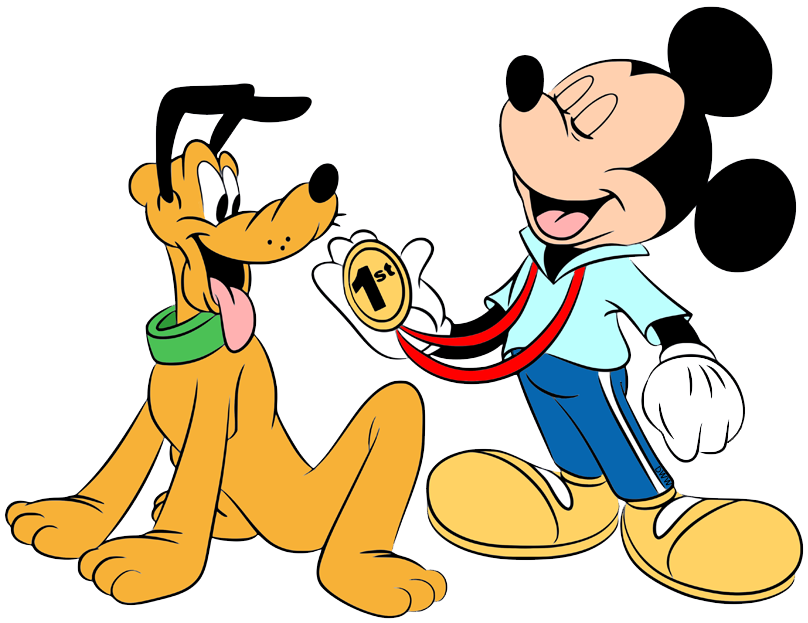 Mickey, Minnie and Pluto Clip Art | Disney Clip Art Galore