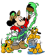 Mickey Mouse painting