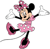 Minnie Mouse cheering