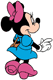 Minnie Mouse carrying a purse