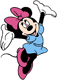 Minnie Mouse cheering