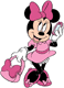 Minnie Mouse on the phone