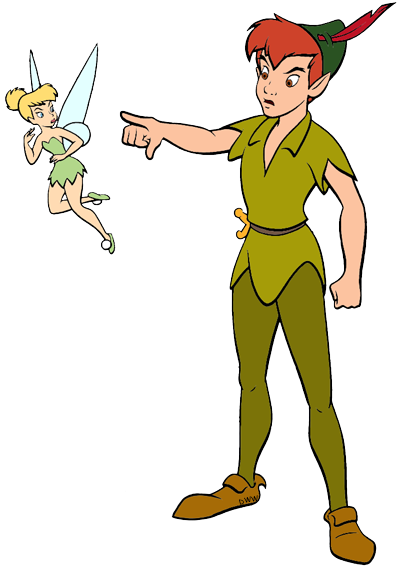 Peter Pan & Tinker Bell Clip Art | Disney Clip Art Galore