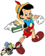 Pinocchio, Jiminy Cricket running off to school