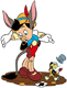 Donkey Pinocchio, Jiminy Cricket