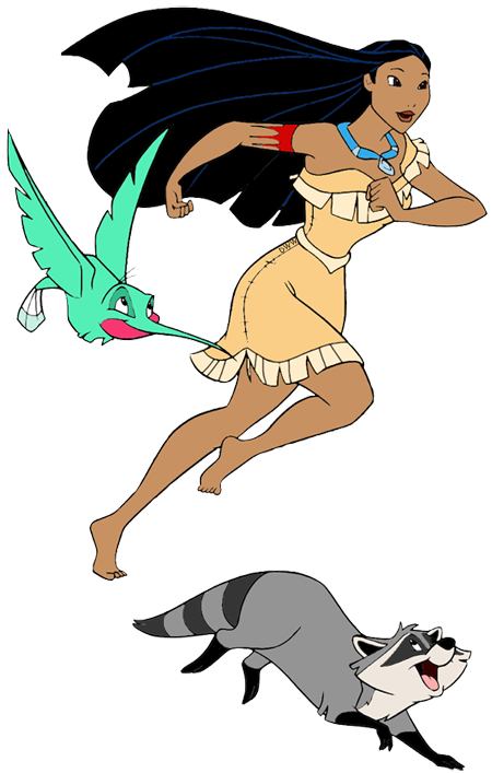 Pocahontas, Friends and Family Clip Art | Disney Clip Art Galore