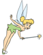 Tinker Bell waving wand